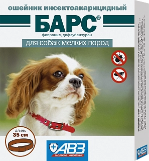 Bars fleas and ticks collar for dogs: description, application, buy at manufacturer's price