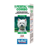Febtal combo suspension for dogs and puppies