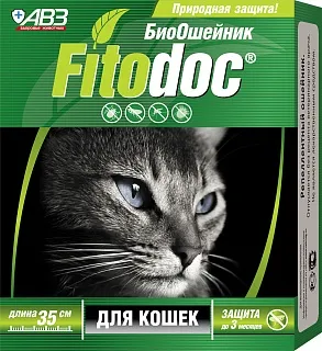 Fitodoc repellent collar for cats: description, application, buy at manufacturer's price
