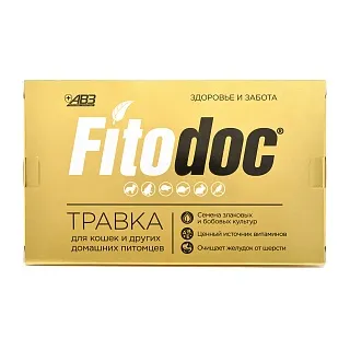Fitodoc® herb for cats and other pets: description, application, buy at manufacturer's price